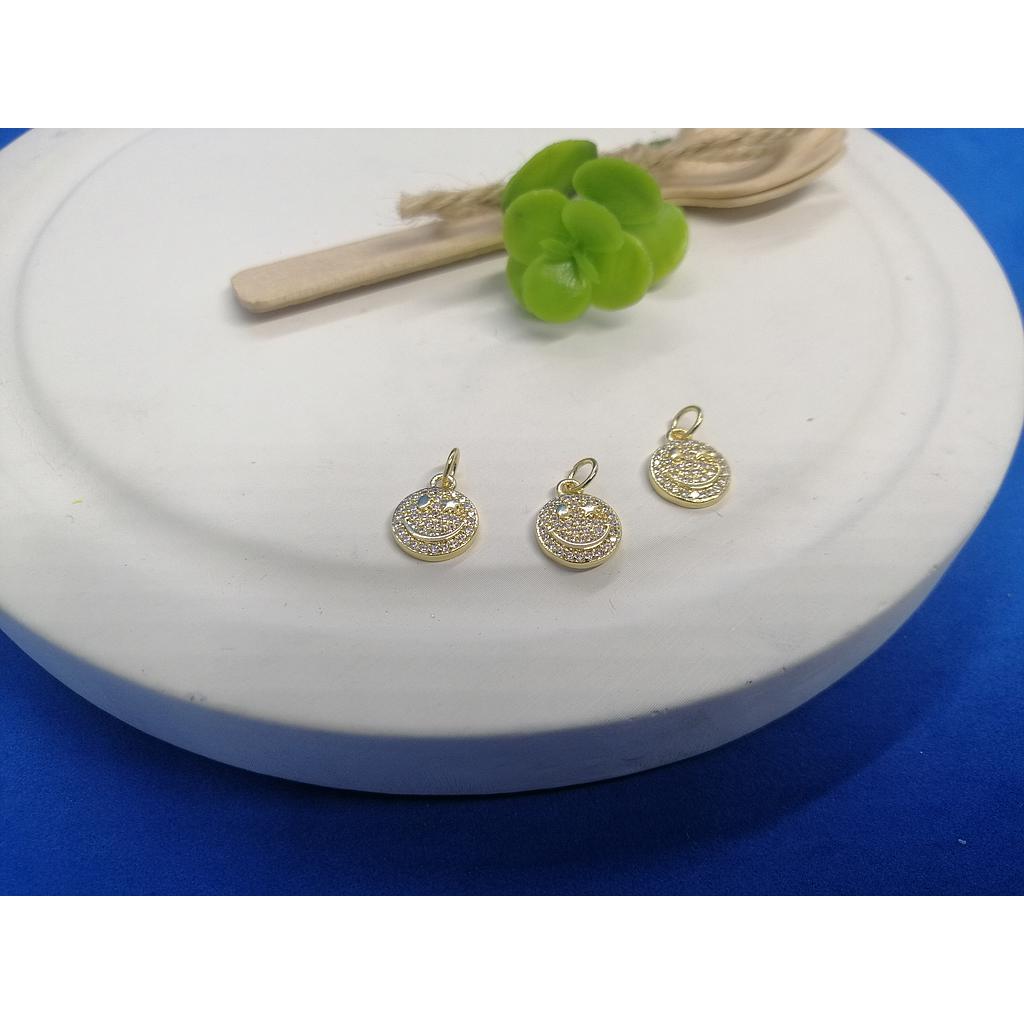 DIJE CARITA MICROCIRCONIA 10MM