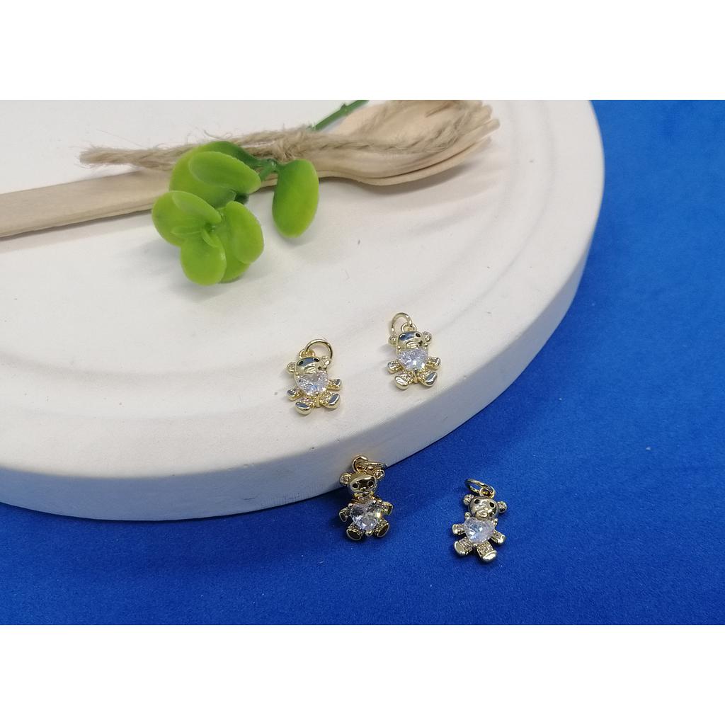 DIJE DE OSITO MICROCIRCONIA 14MM