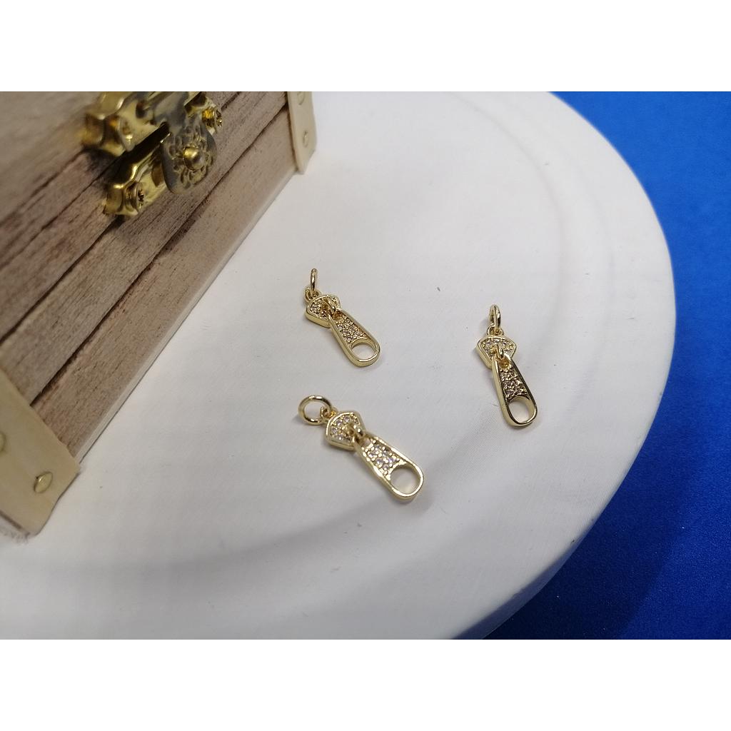 DIJE DE ZIPPER MICROCIRCONIA 17MM