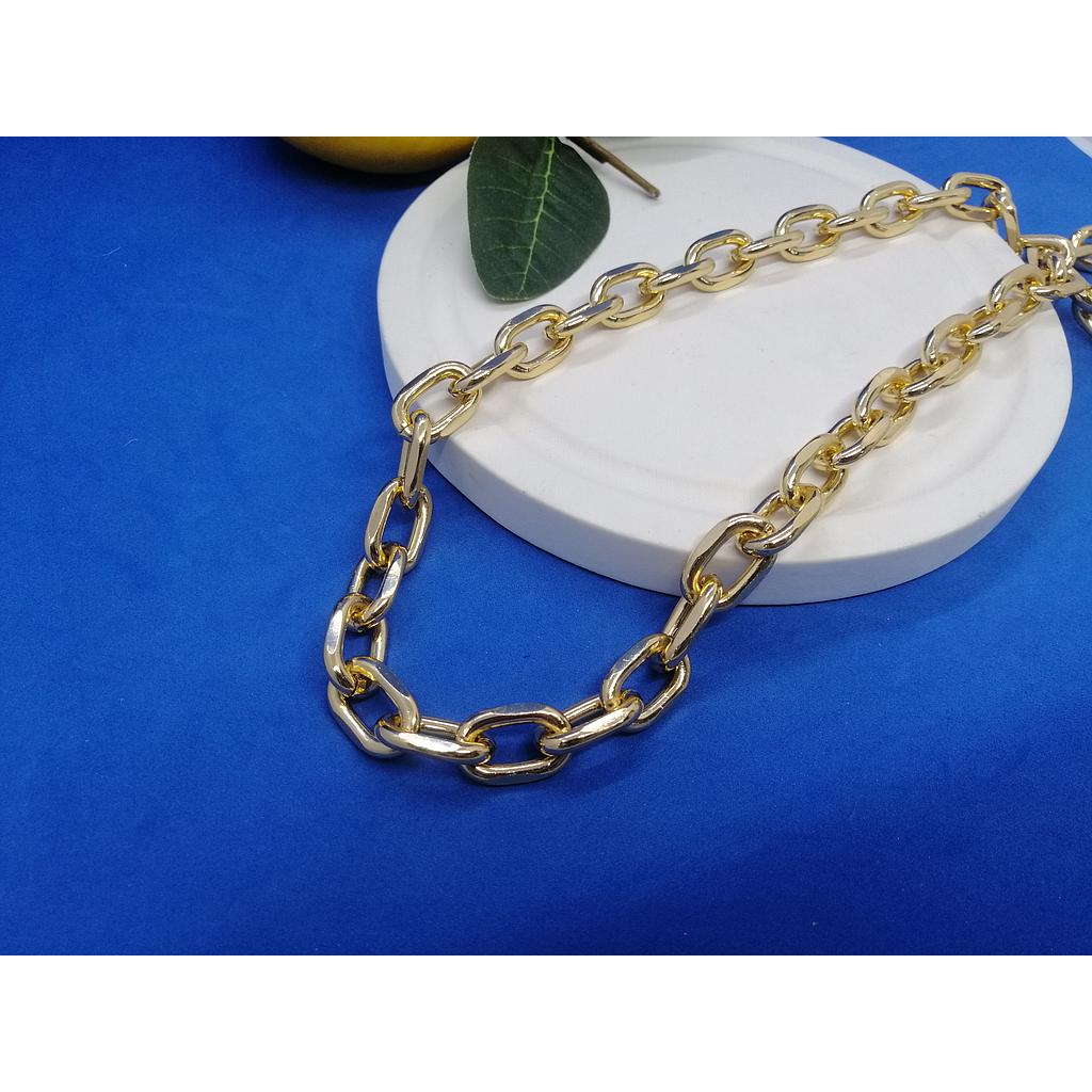 CADENA DE ALUMINIO DORADA