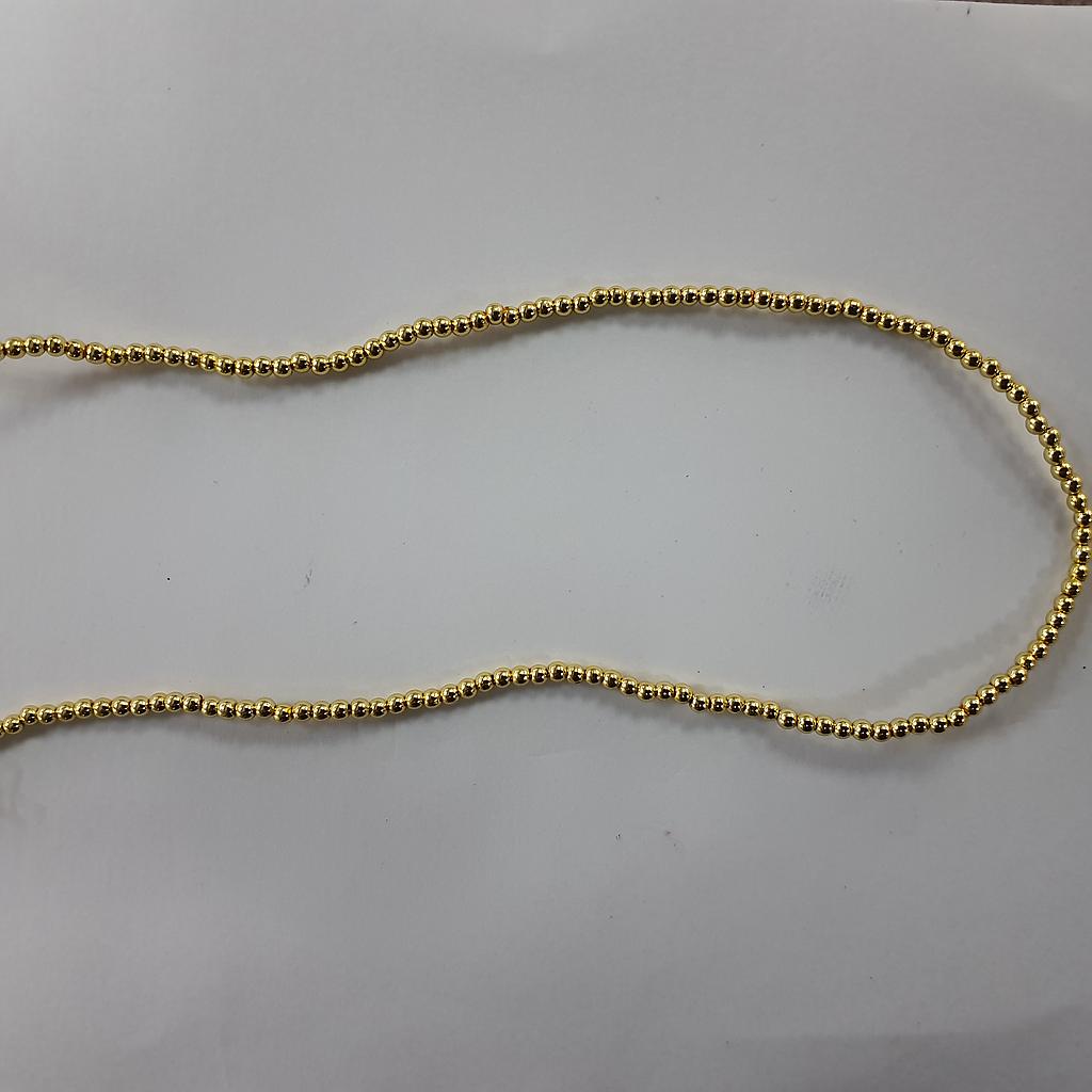 HEMATITA DORADA CLARO 2MM