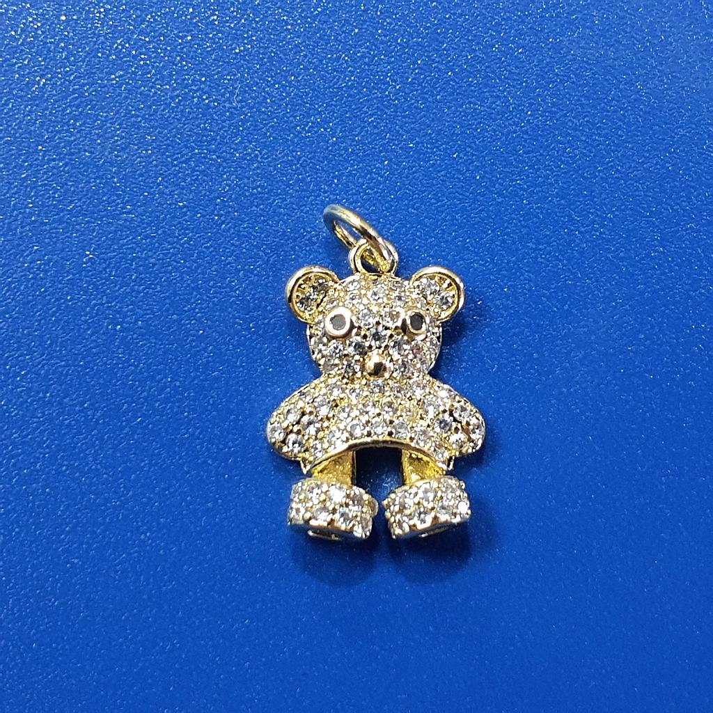 DIJE OSO MICROCIRCONIA 25MM