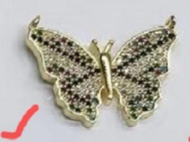 DIJE MARIPOSA MICROCIRCONIA