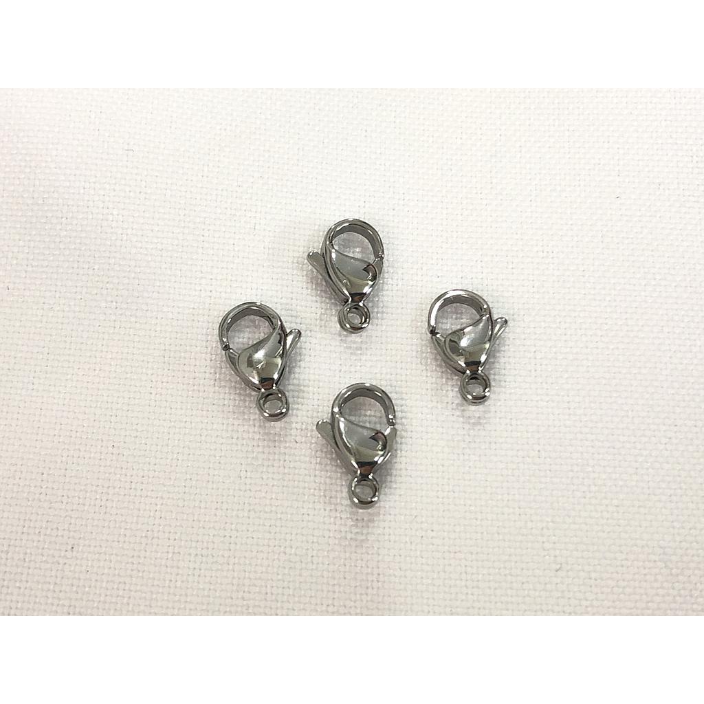 BROCHE ACERO PLATEADO 11MM