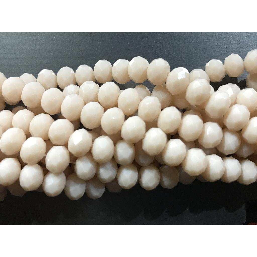 CRISTAL RONDEL SALMON NUDE 8MM