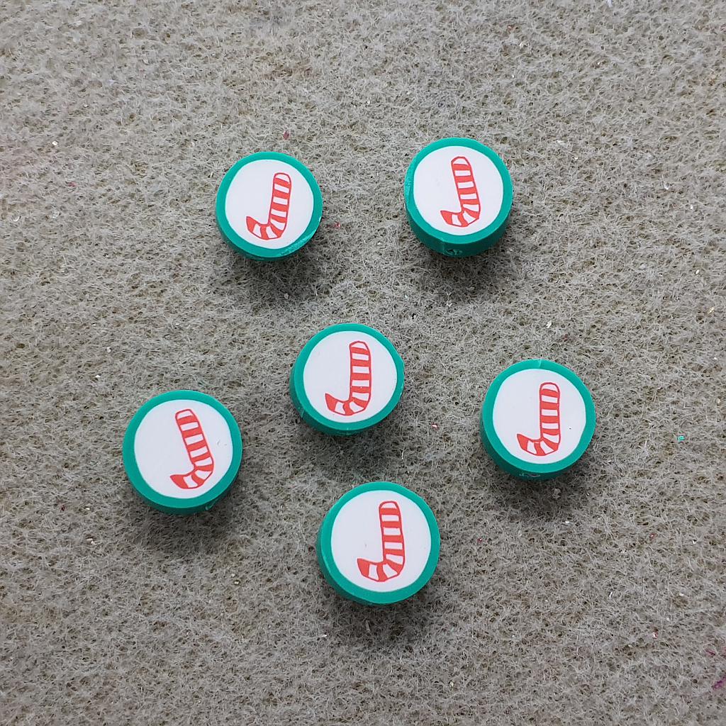 FIMO BASTONES NAVIDEÑOS 6 PCS