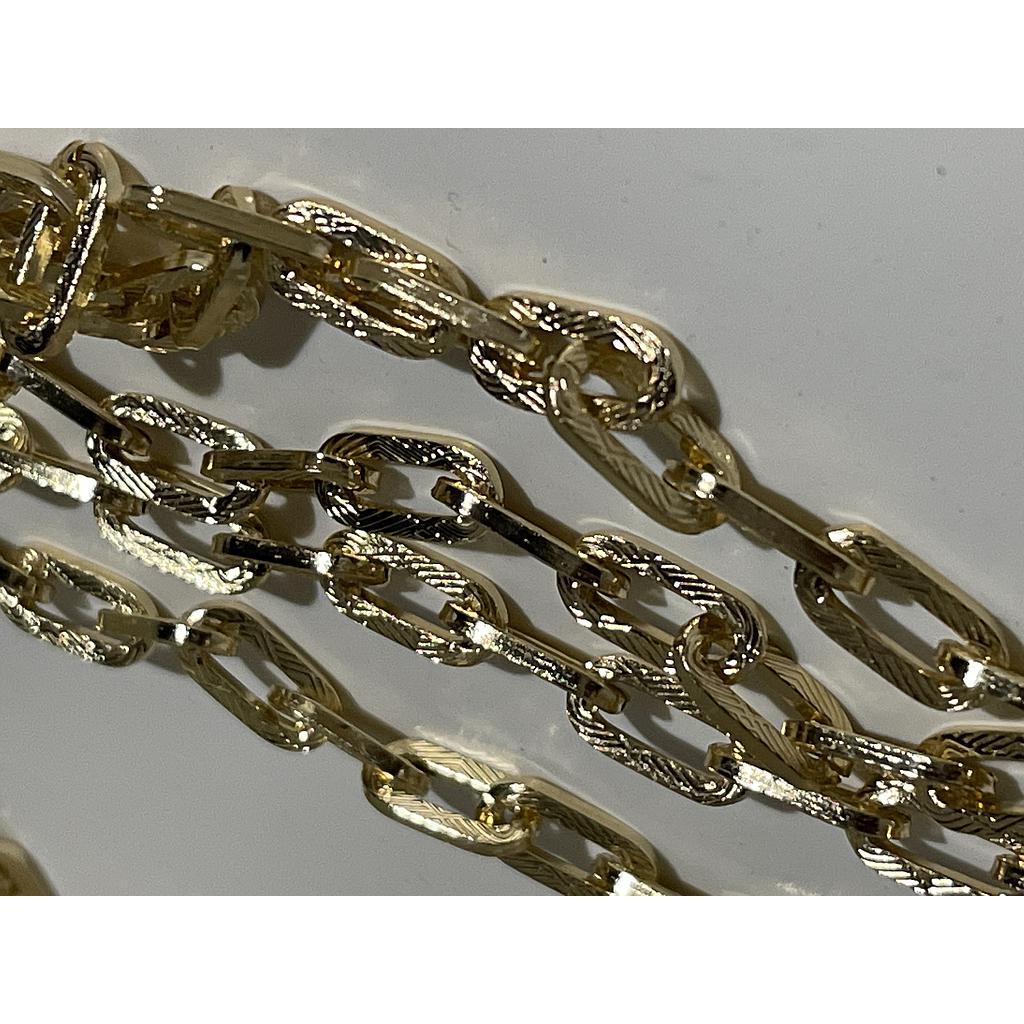 CADENA DE ALUMINIO DORADA