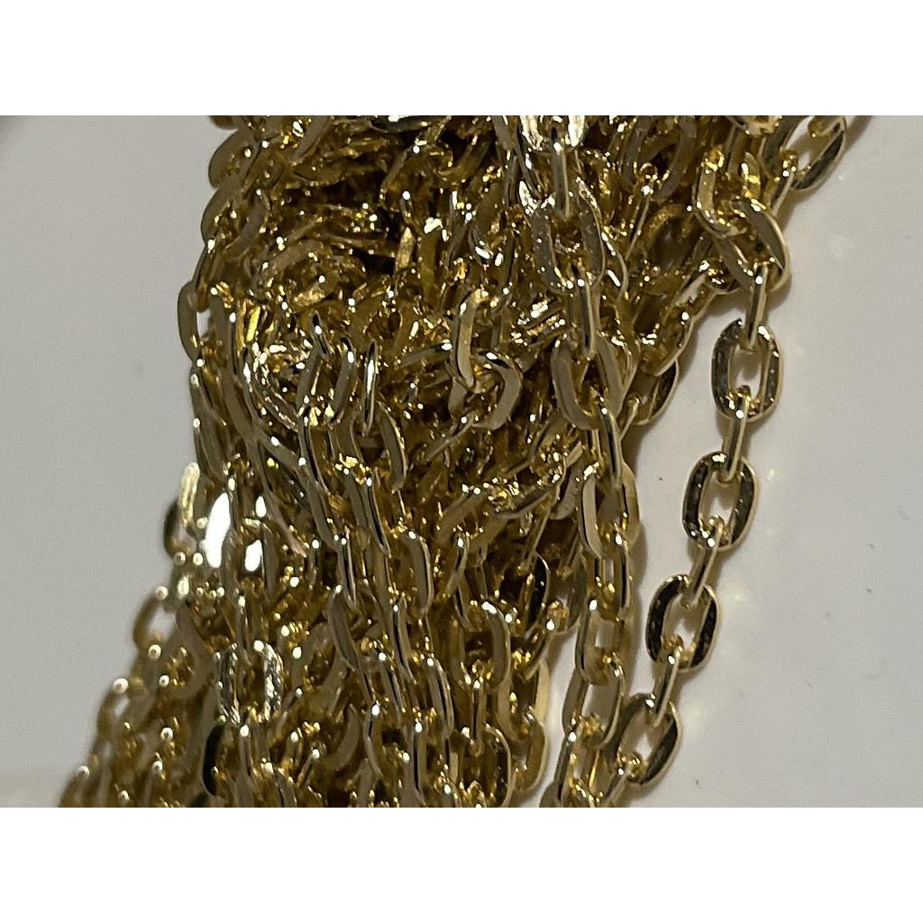 CADENA DE ALUMINIO DORADA
