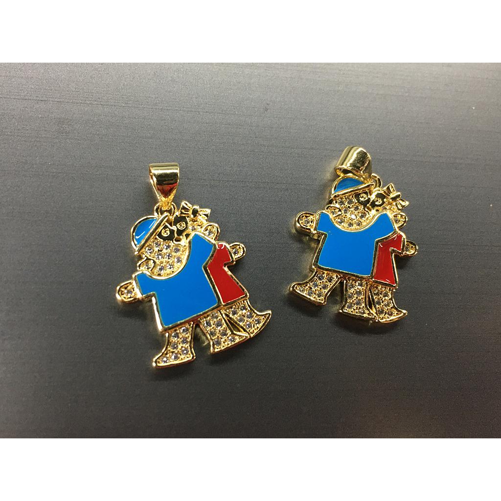 DIJE NIÑOS ENAMEL MICROCIRCONIA