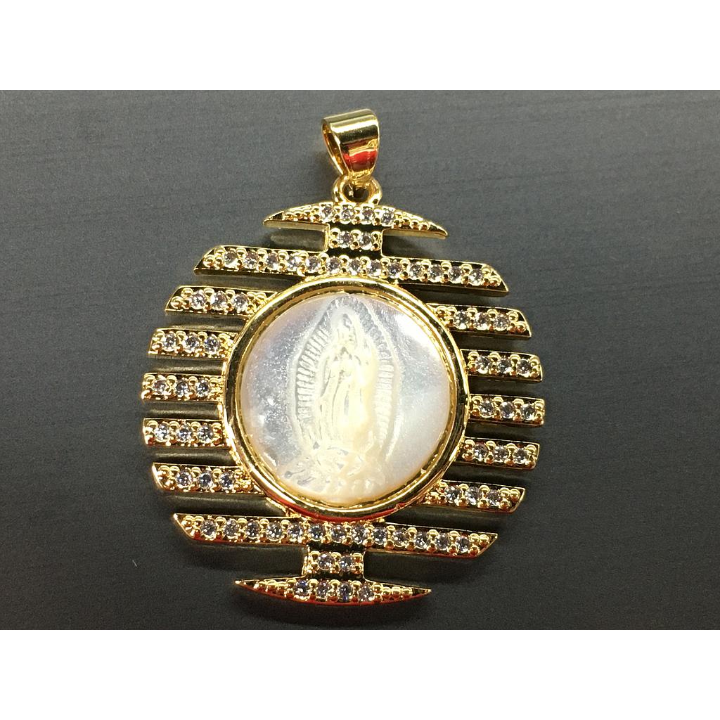 DIJE VIRGEN GUADALUPE MICROCIRCONIA