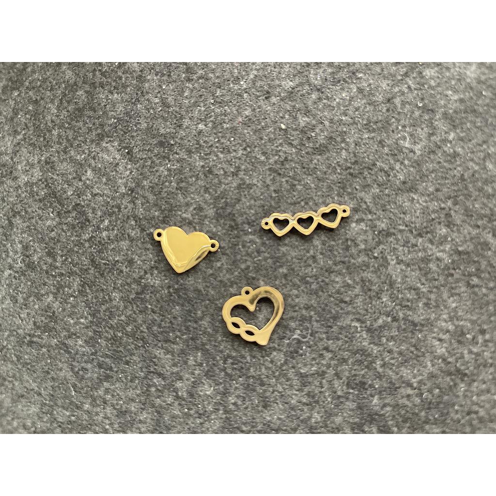 DIJE CORAZON ACERO