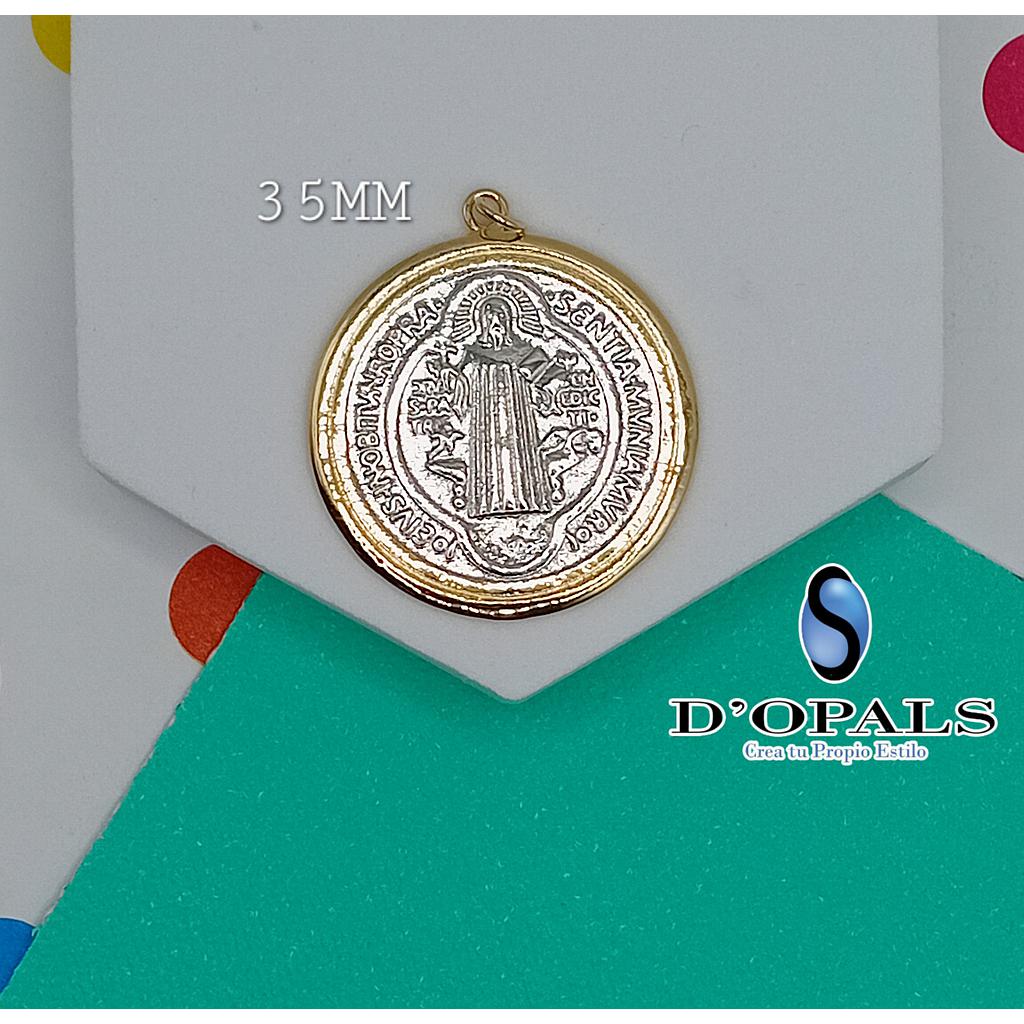 DIJE DE SAN BENITO MICROCIRCONIA 35MM