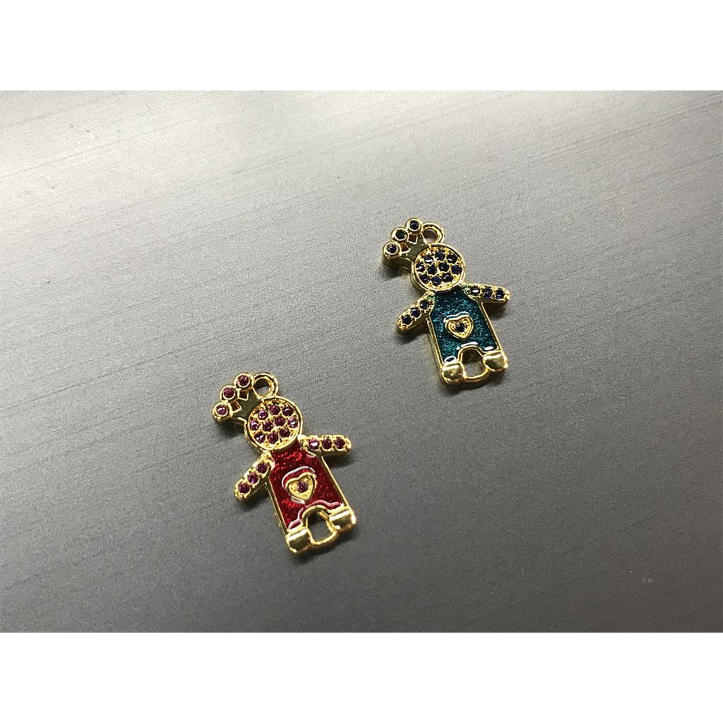 DIJE NIÑOS ENAMEL MICROCIRCONIA