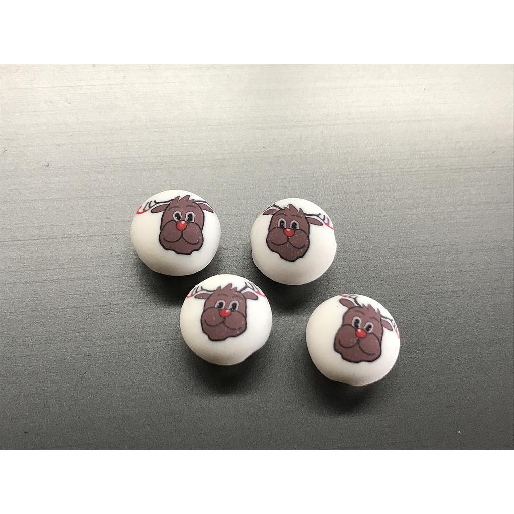 FIMO RENO NAVIDEÑO 4PCS