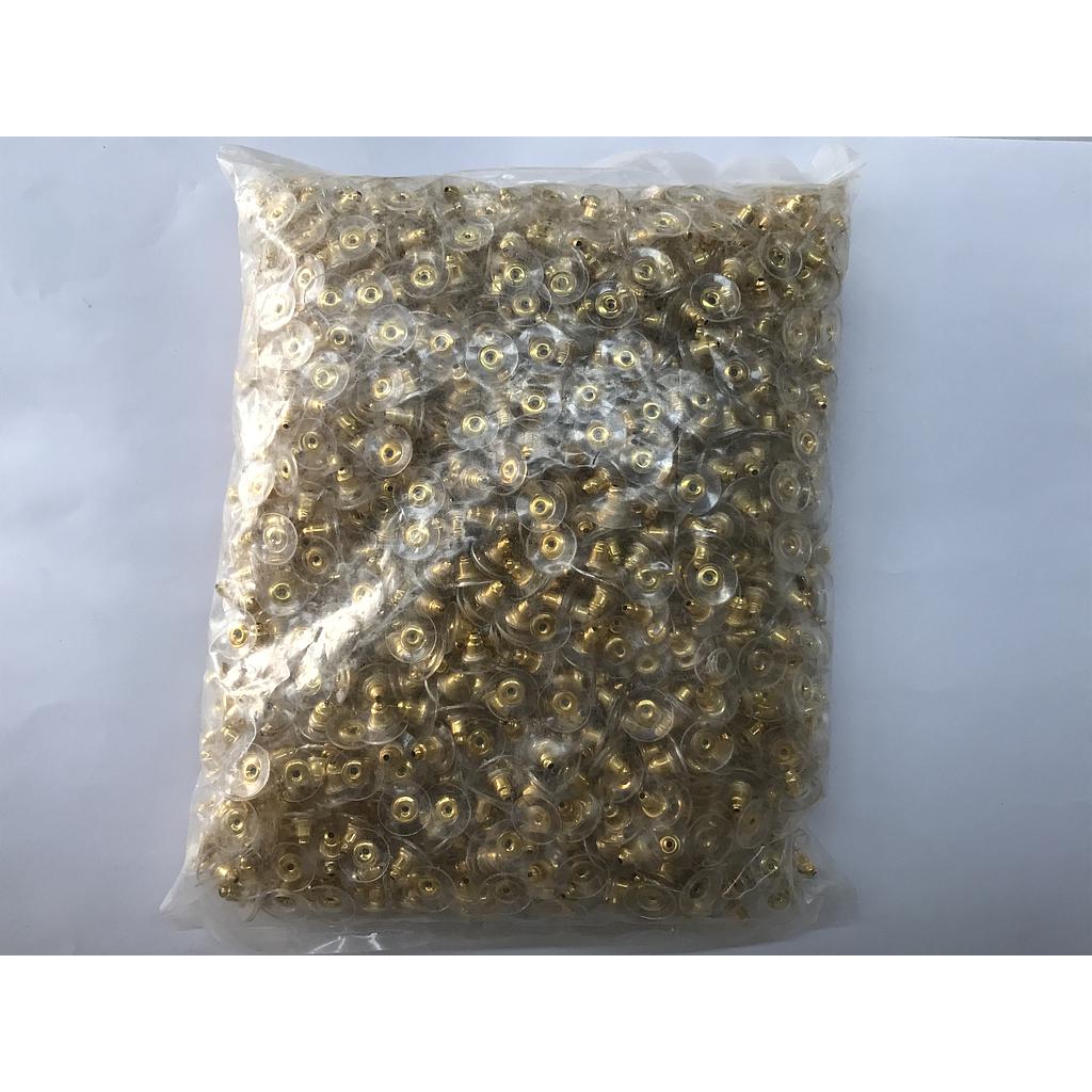 TAPONES PARA ARETES CON PLASTICO 2000PCS