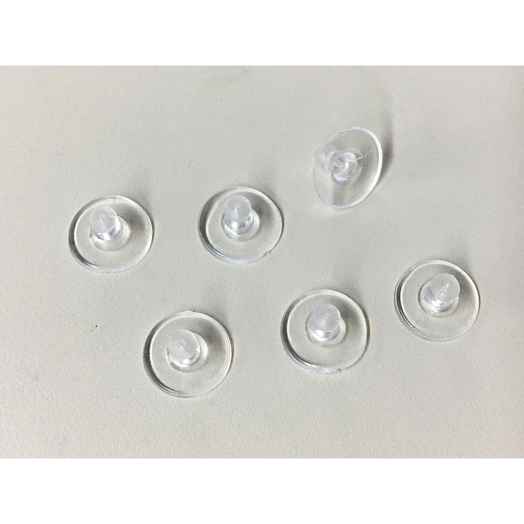 TAPONES DE GOMA PARA ARETES 200PCS