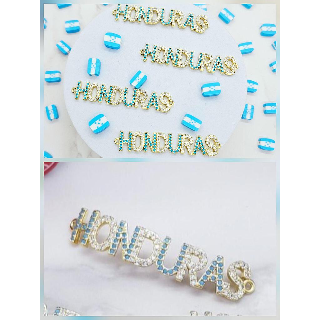 DIJE HONDURAS MICROCIRCONIA DE COLORES