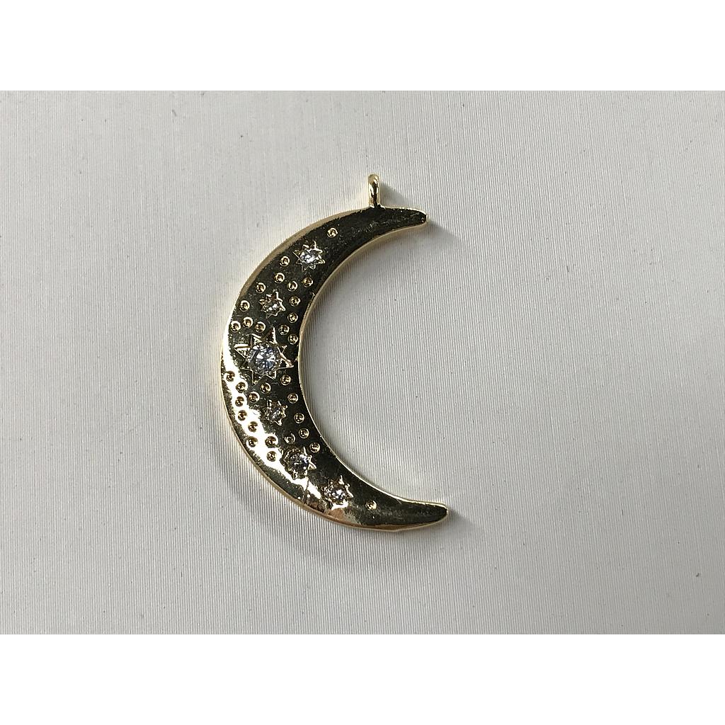 DIJE LUNA ELECTROENCHAPADO