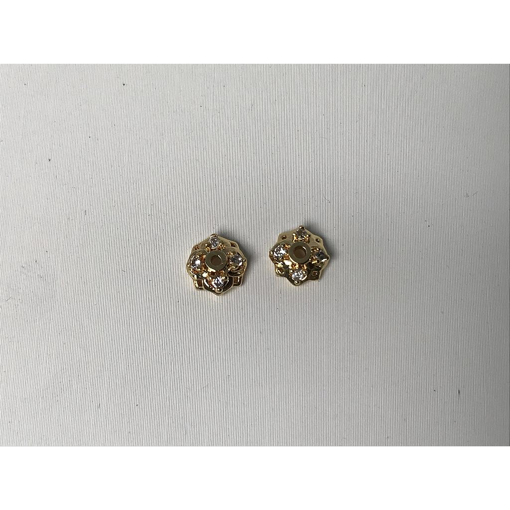CUBRE PERLA 5MM ELECTROENCHAPADO
