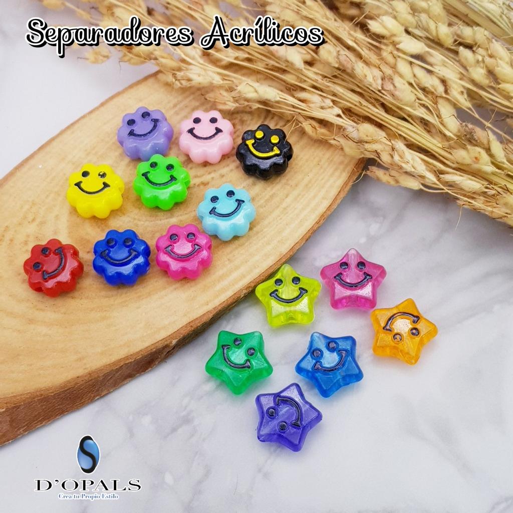 SEPARADORES FLOR CON CARITA FELIZ 10GRS