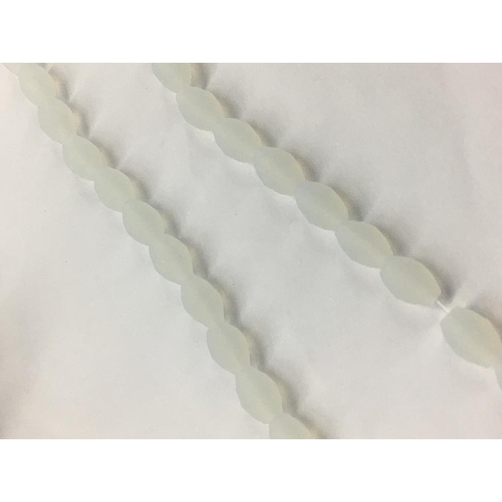 CRISTAL ARROZ 6X8MM OPALO MATE