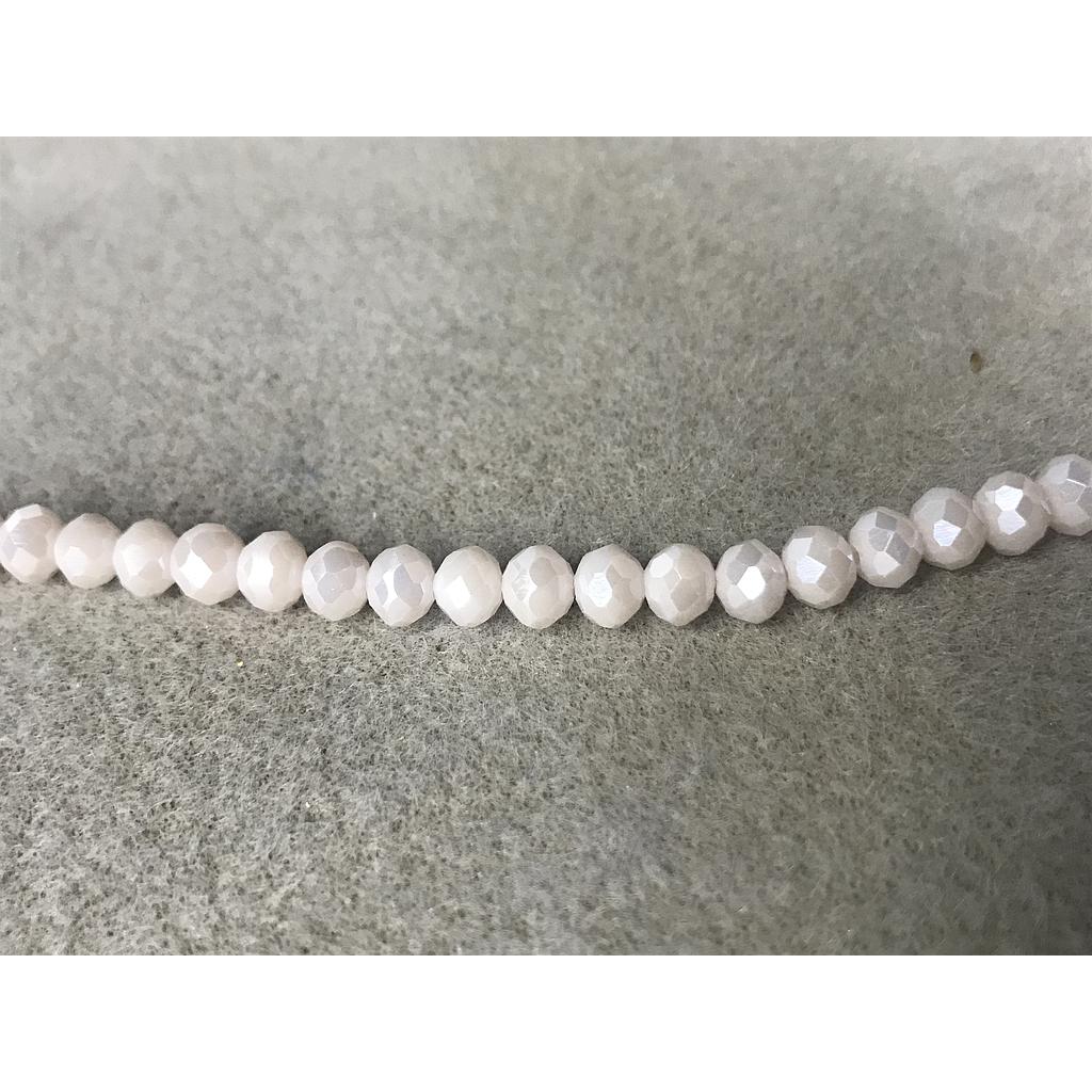 CRISTAL RONDEL NUDE CLARO TORNASOL 6MM