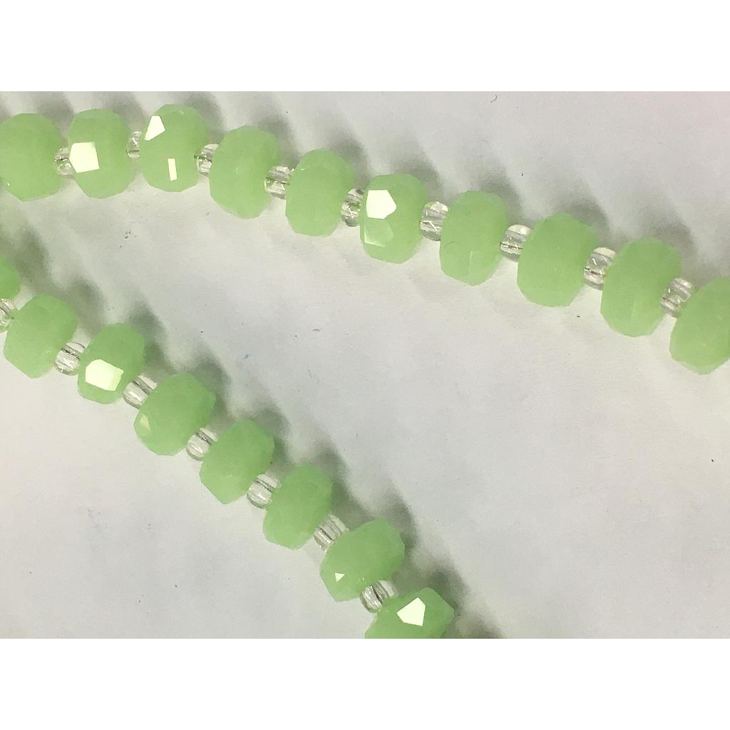 CRISTAL DISCO VERDE 8MM
