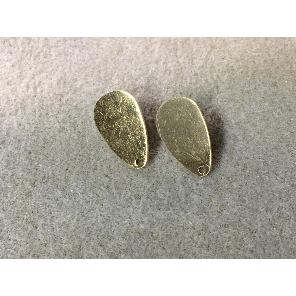 PATENTES DE ACERO GOTA 20X12MM