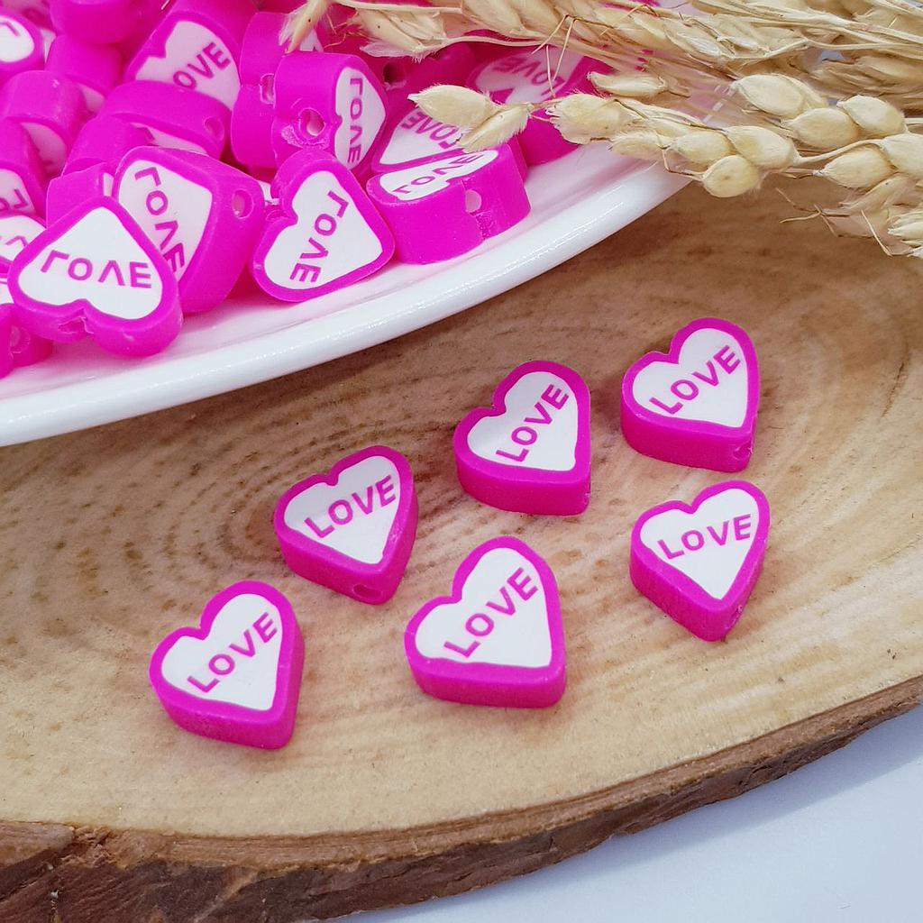 FIMO CORAZON LOVE 6PCS