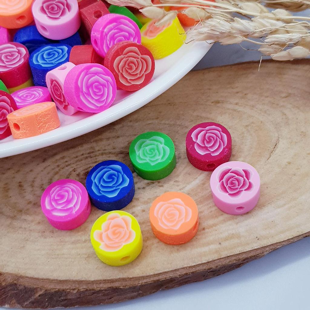 FIMO DE ROSAS 10MM 6PCS