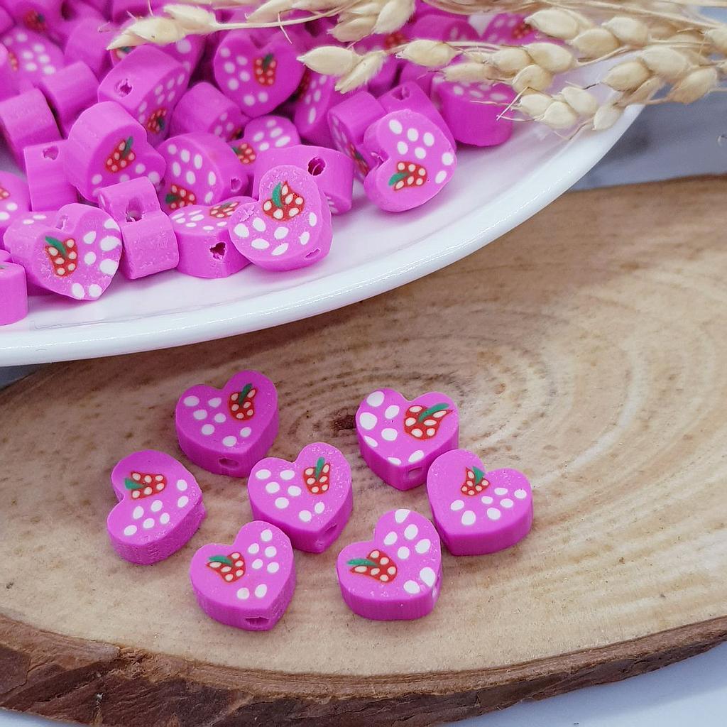 FIMO CORAZON CON FRESA 6PCS