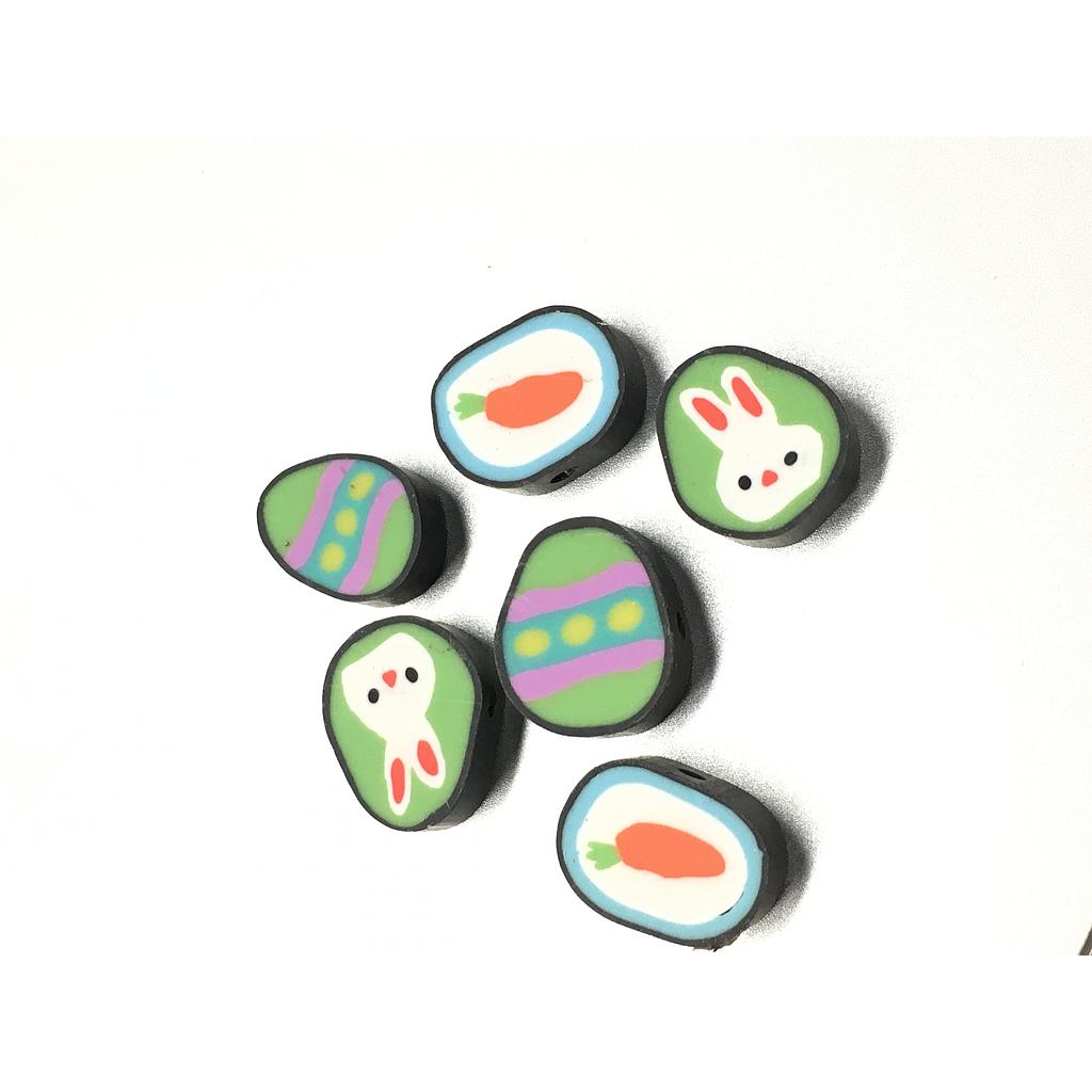 FIMO CONEJO DE PASCUA 6PCS