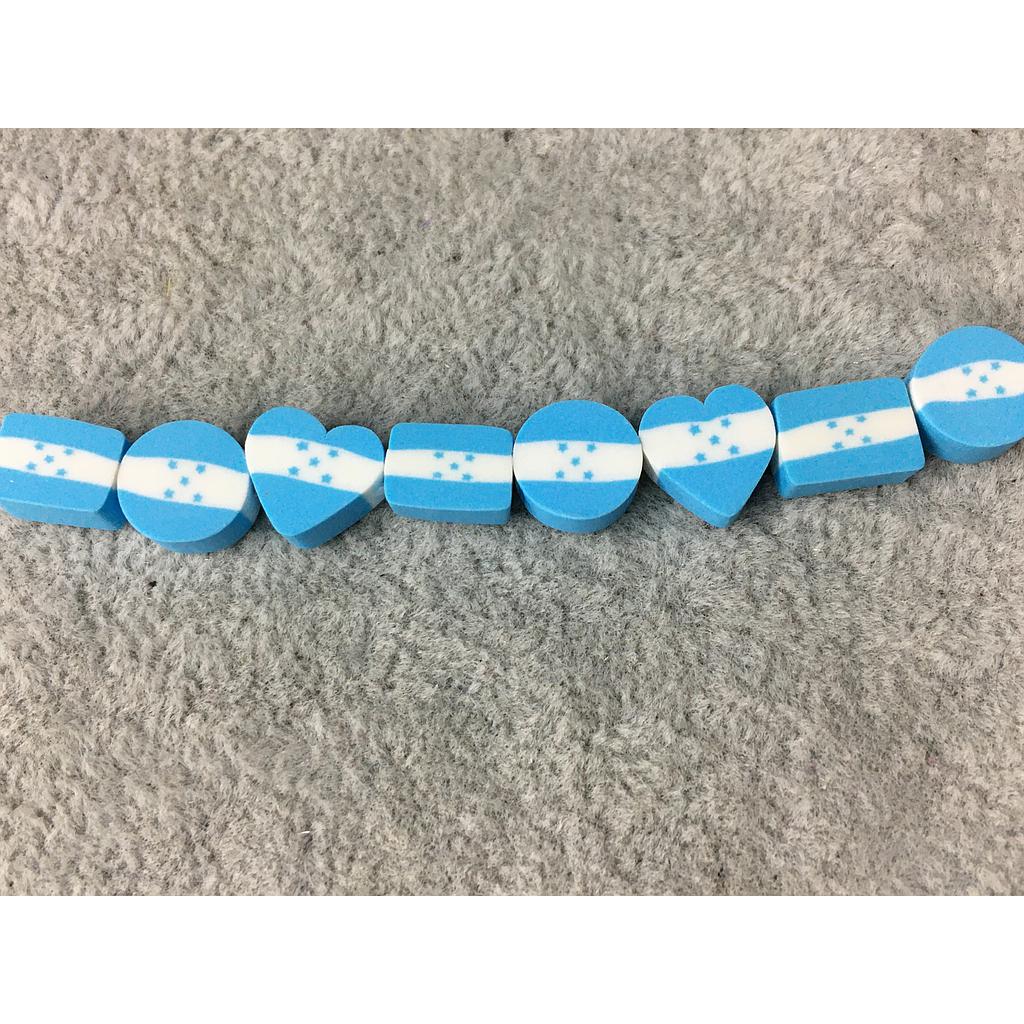 FIMO BANDERA DE HONDURAS FORMAS RISTRA 40PCS