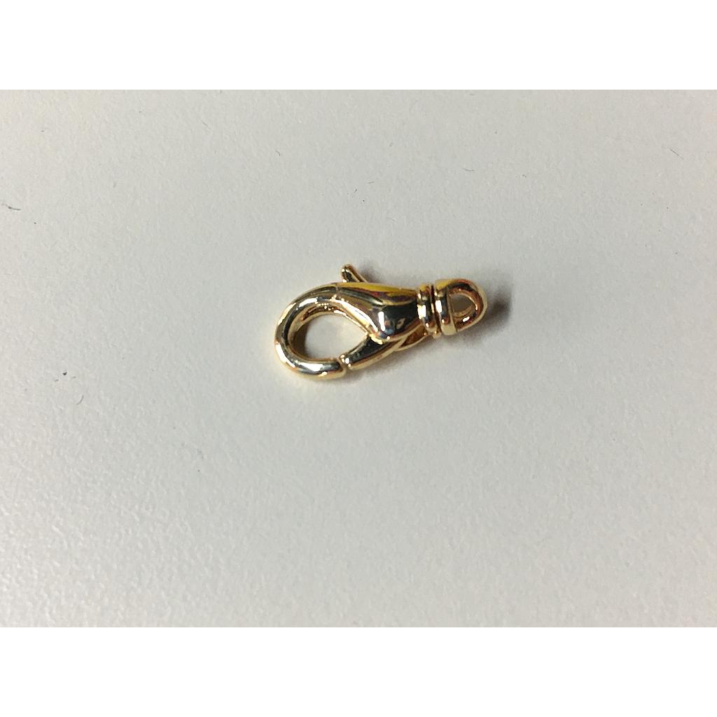 BROCHE PERICO 14MM ELECTROENCHAPADO
