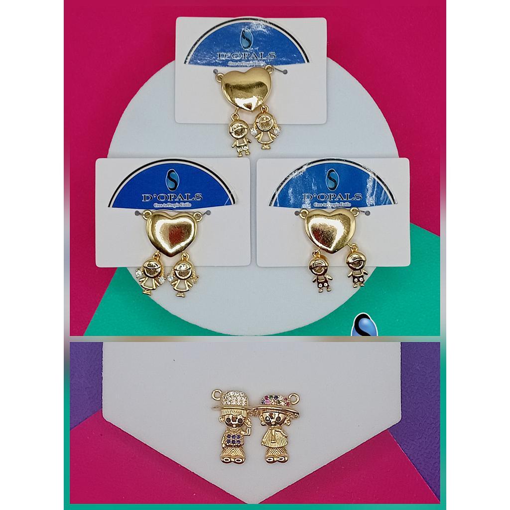 DIJE PAREJA DE NIÑOS MICROCIRCONIA