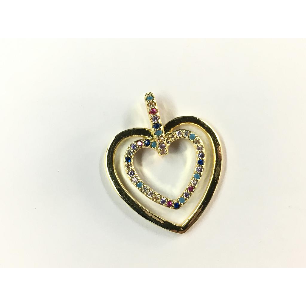 DIJE CORAZON MICROCIRCONIA
