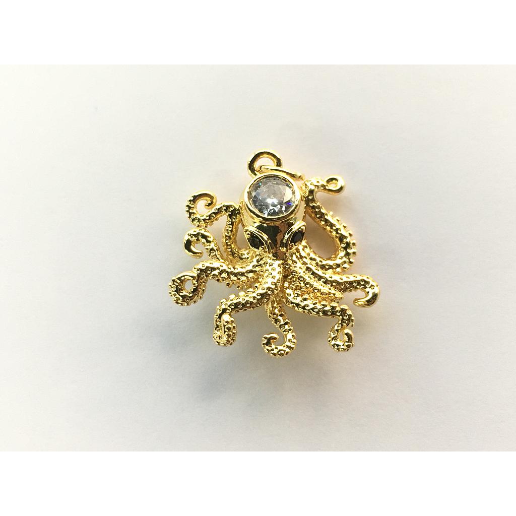 DIJE PULPO MICROCIRCONIA