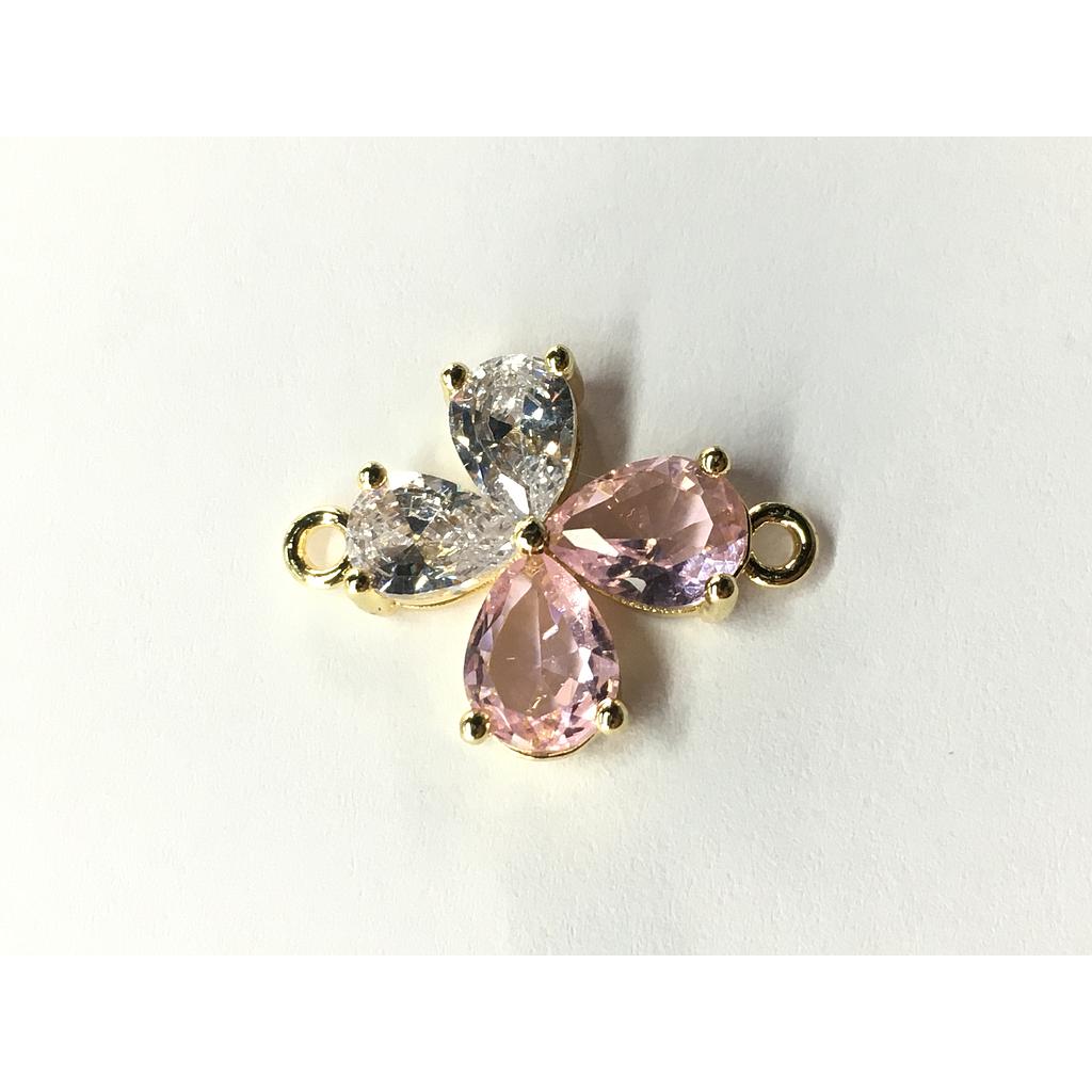 DIJE FLOR MICROCIRCONIA