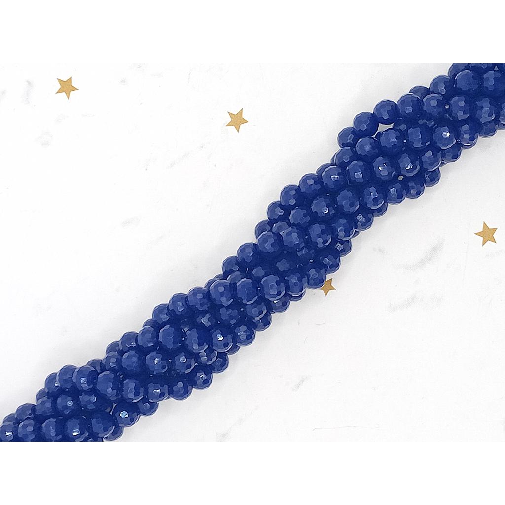 CRISTAL FACETEADO AZUL ROYAL 6MM