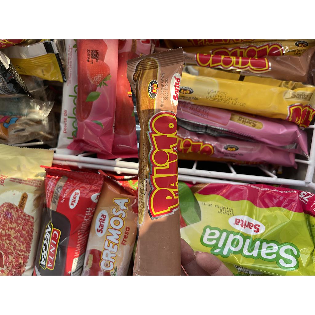 PALITO CREMOSO SABOR CHOCOLATE 55G, SARITA