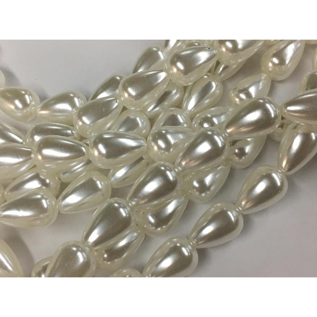 PERLA ACRILICA GOTA 10X15MM 50PCS