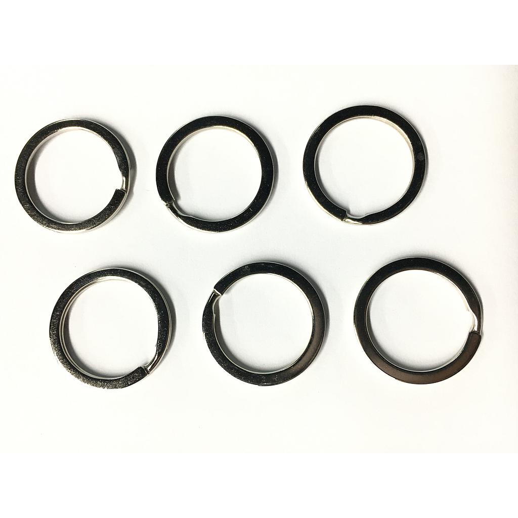 ARGOLLAS PARA LLAVERO PLATEADAS 1.8X25MM 6PCS