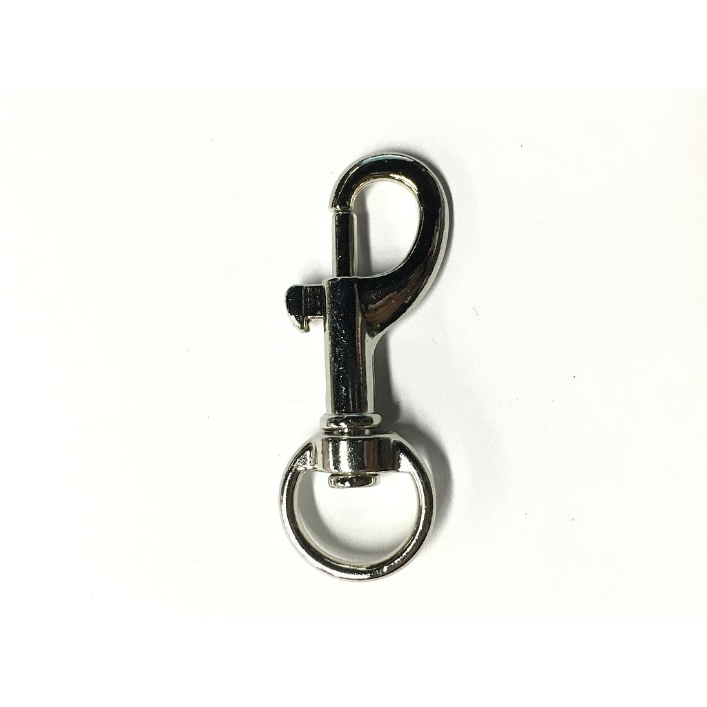 BROCHE PARA LLAVERO PLATEADO 45X17MM