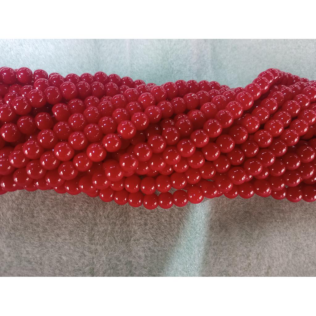 PIEDRA AGATA ROJA 6MM