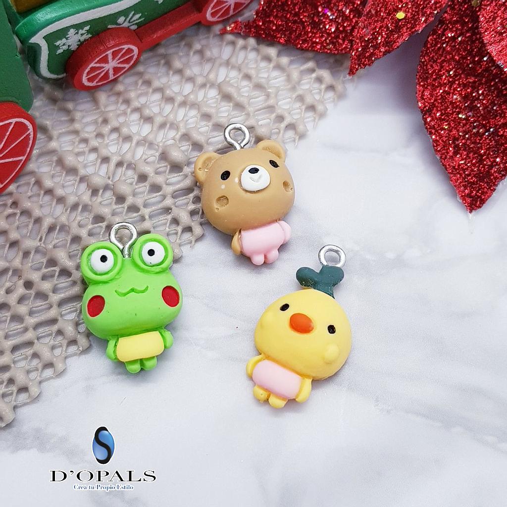 DIJES DE ANIMALES RESINA-ACRILICO 5PCS