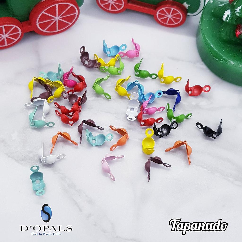 TAPA NUDOS DE COLORES ENAMEL 15 PARES