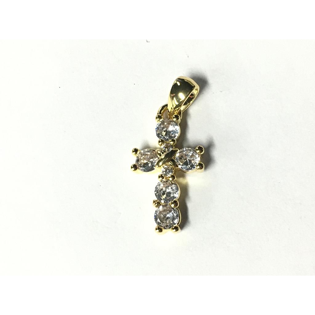 DIJE DE CRUZ MICROCIRCONIA 10X17MM