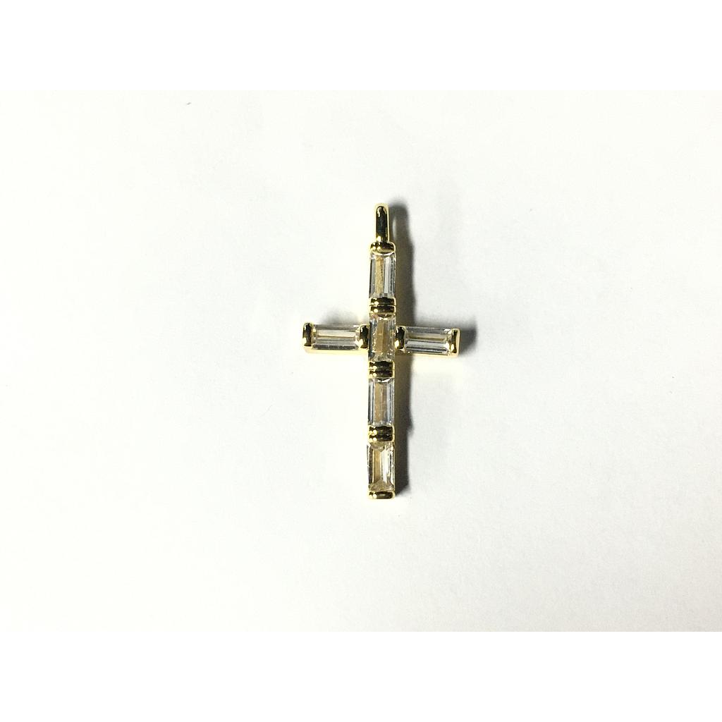 DIJE CRUZ MICROCIRCONIA 12X24MM
