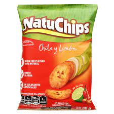 NATUCHIPS CARIBAS CHILE LIMON 135 GR