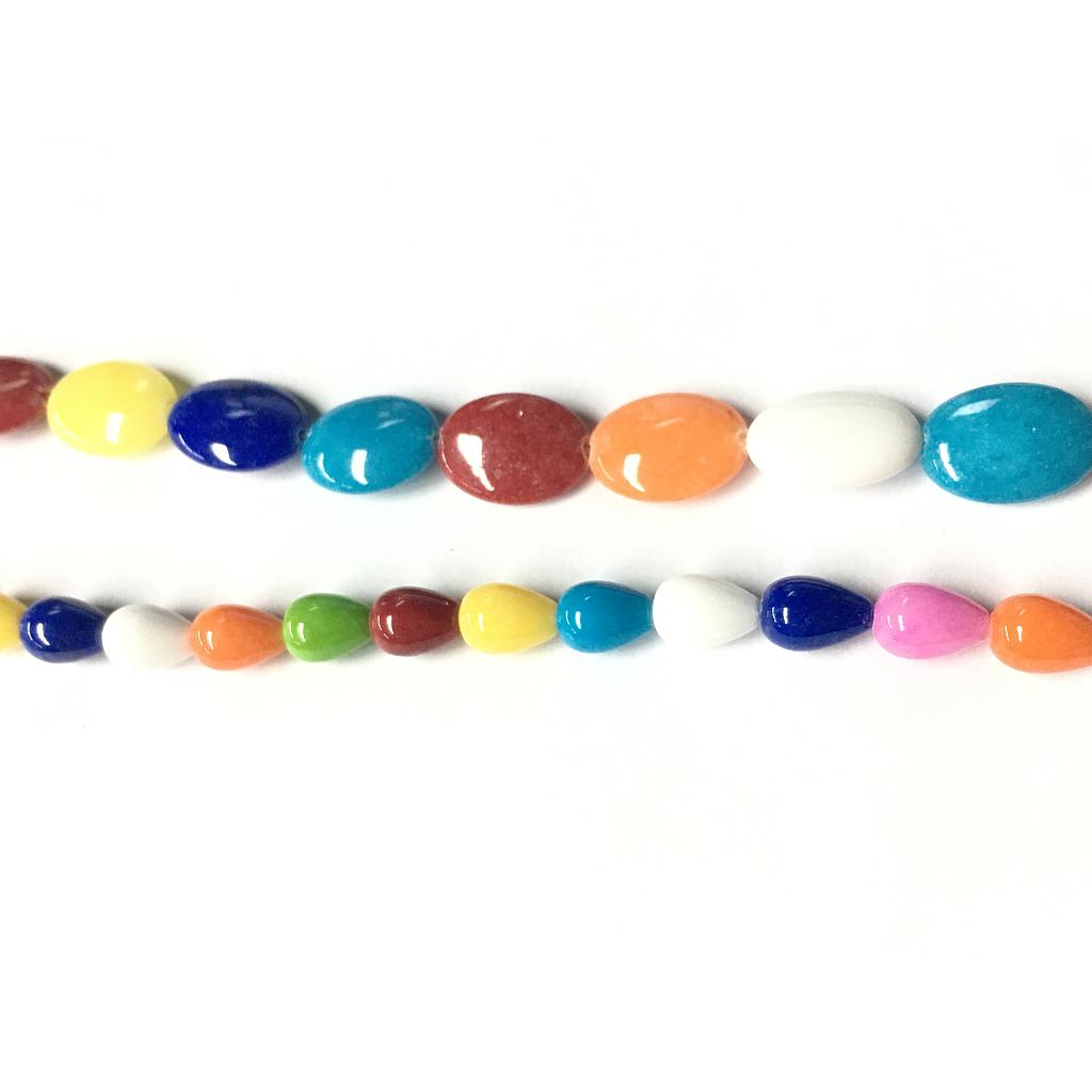 PIEDRA JADE MULTICOLOR FORMAS